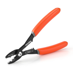 ValueMax 4-in-1 Wire Stripper and Cutters Crimping Pliers Universal Diagonal Pliers Electrical Wire Stripper Cutting Side Snips Flush Pliers